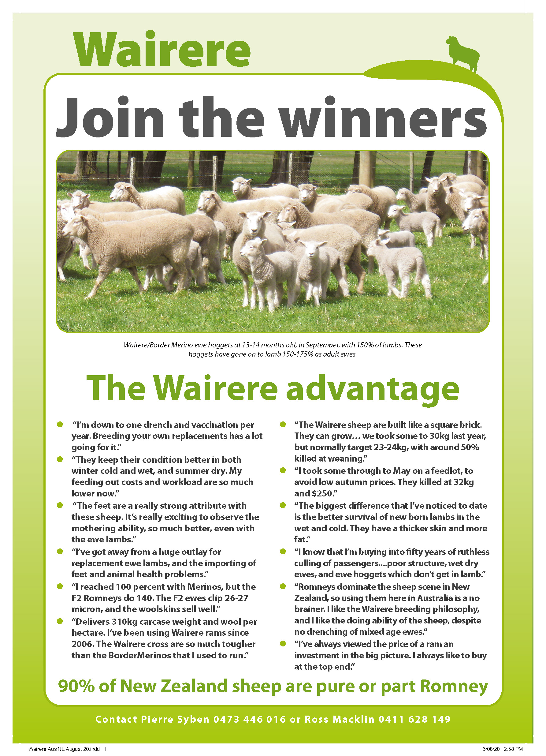 july 2018 wairere rams newsletter